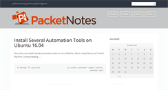 Desktop Screenshot of packetnotes.com